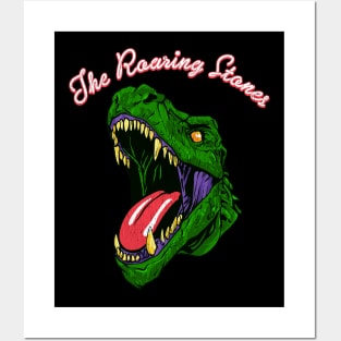 Rock & Roll Music Concert Festival Band T-Rex Dinosaur Posters and Art